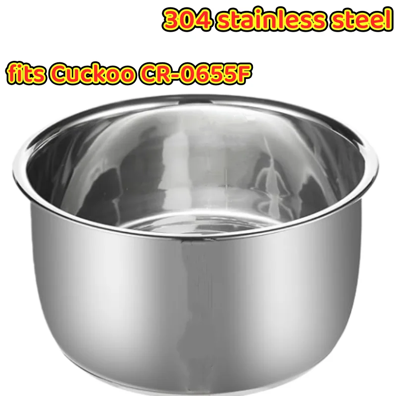 

Hygienic and durable 304 stainless steel Rice Cooker Inner Pot for Cuckoo CR-0655F Replacement