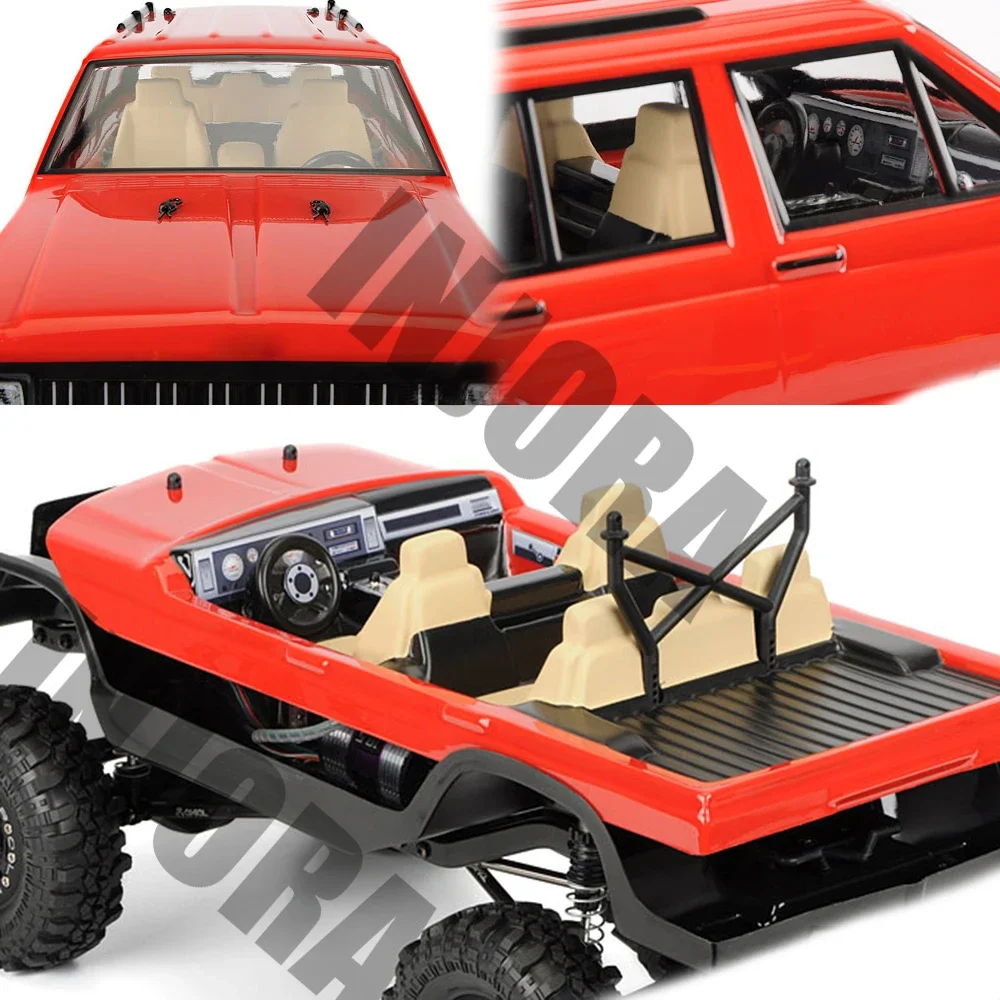 INJORA RC Auto-interieur Decoratie voor 1/10 Axiale SCX10 II 90046 90047 TRX4 Body Auto Shell