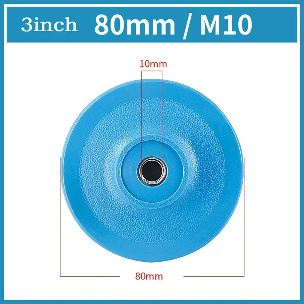 Polishing Pad Sanding Disc Pad Sander 1pc 3/4in Blue+Black M10/M14/M16 Polishers Tools For Polishers For Sander