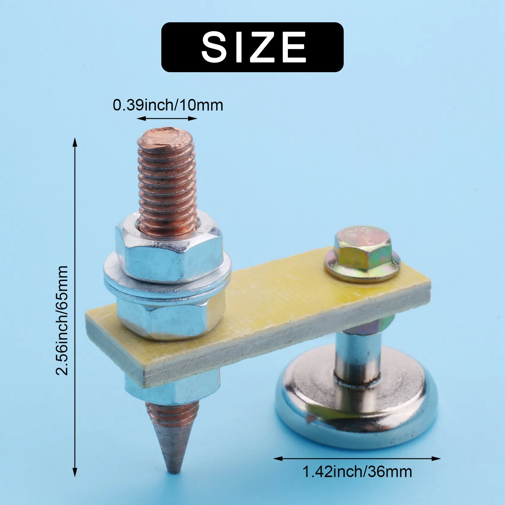 B84B-Welding Magnet Head Tail Welding Stability - Strong Magnetism Large Suction.Single Absorbable Weight 3KG (1 Pcs)