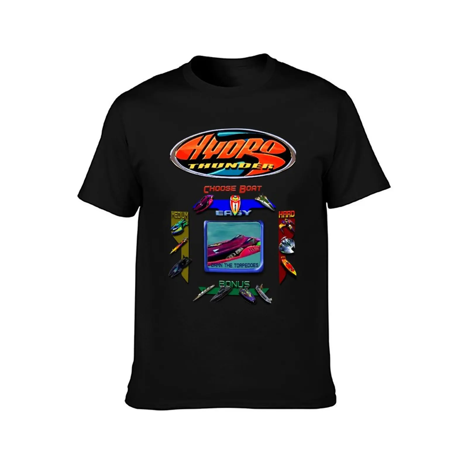 Hydro Thunder T-Shirt Plus Size Lightweight Tee Shirt T-Shirt