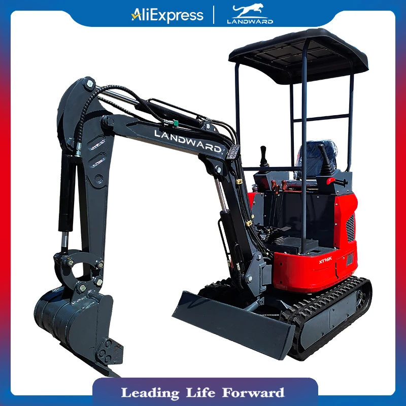 Mini Excavadora hidráulica de 1,6 toneladas, máquina agrícola de 1600KG, pequeña excavadora EPA/EURO 5, personalizada, a la venta, China