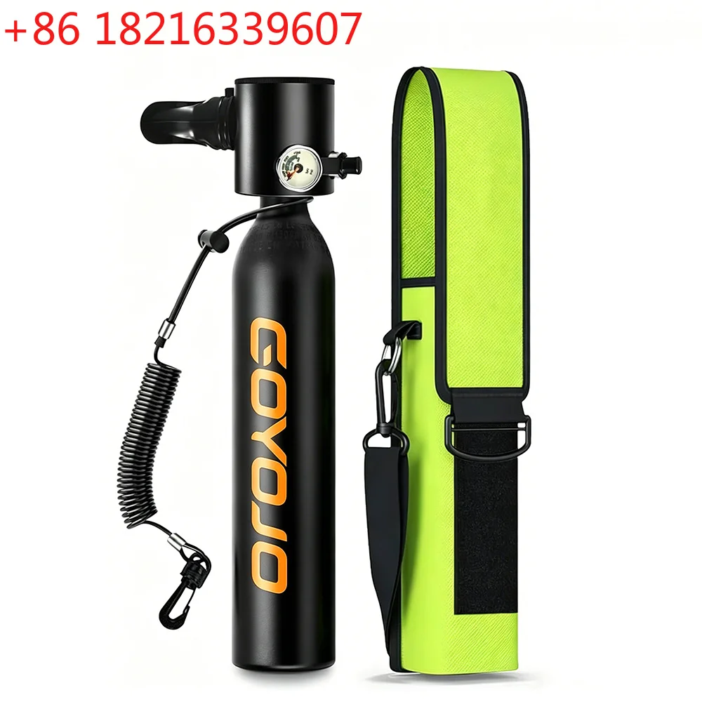 YAO Mini Scuba Tank, 6-12 Minutes Diving Tank, Portable Lung Tank Kits with 3000 PSI Max Pressure 0.5L Small Scuba Diving Tank