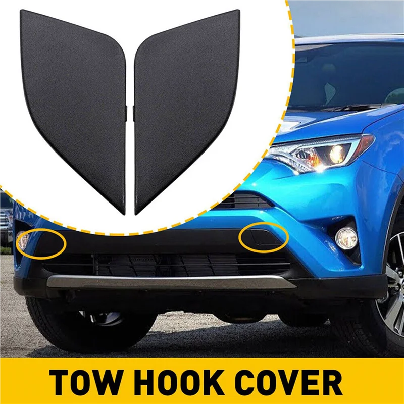 

20X Car Front Bumper Towing Hook Eye Cover Cap For Toyota RAV4 2016 2017 2018 532850R080,532860R080