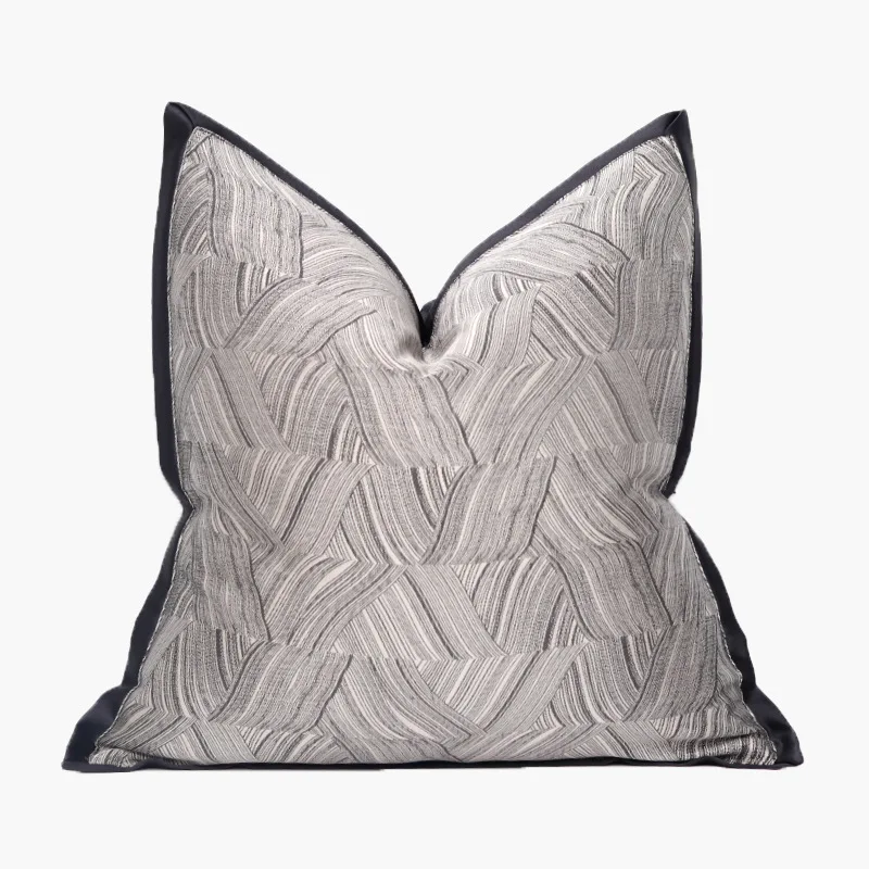 Modern light luxury jacquard sofa throw pillow cushion cover cross-border Amazon model living room waist pillow back pillow