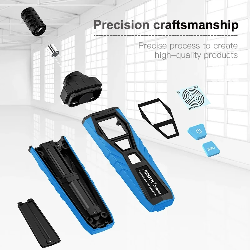 

-for mestek CGD900 Gas Analyzer Combustible gas detection Handheld Carbon Monoxide Meter Portable CO Gas leak Detector