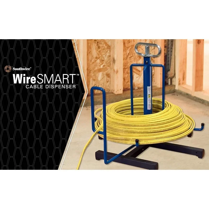 Wire Smart Cable Dispenser; Floor or Stud Mounted