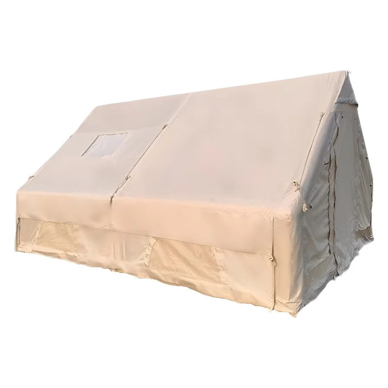 Outdoor Camping Inflatable Tent 3-4 Person Waterproof Oxford Fabric Thickened Rainproof Automatic Inflatable Tent