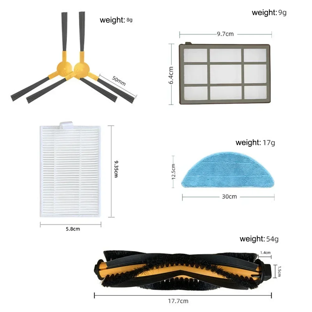 掃除機ロボット部品,掃除機部品,メインブラシ,HEPAフィルター,スペアアクセサリー,ABIR,x5,x6,x8