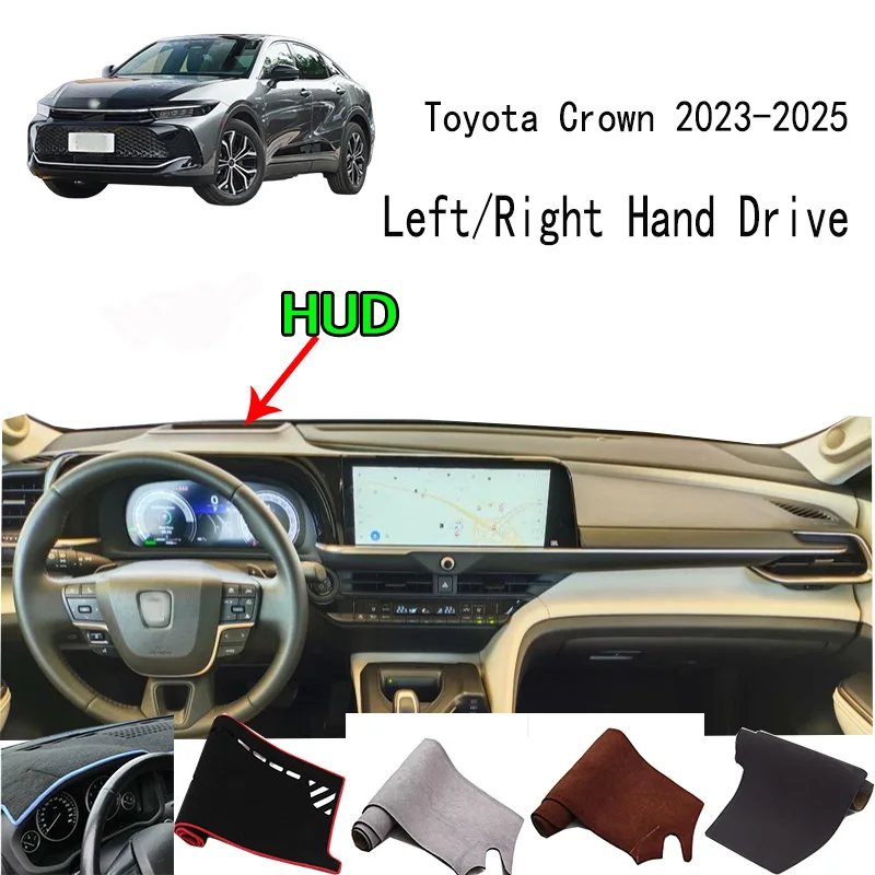 For 2023-25 Toyota Crown SportCross ZSH3 Dashmat Anti-Slip Dash Mat Dashboard Cover Instrument Panel Sunscreen Pad