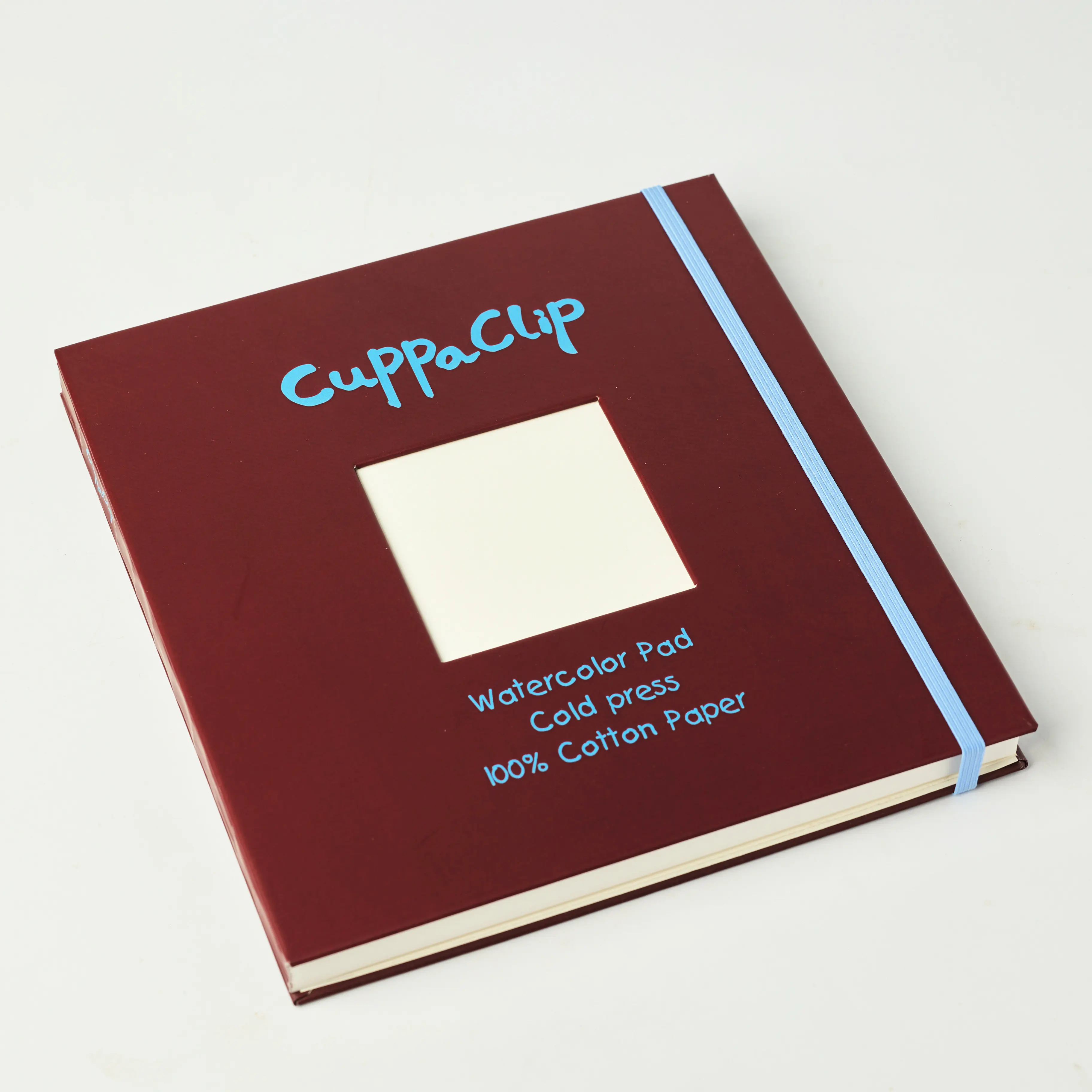 CuppaClip Watercolor Frame Book 300g 100% Cotton Paper Medium/Cold Press Refillable Hardcover Art Journal