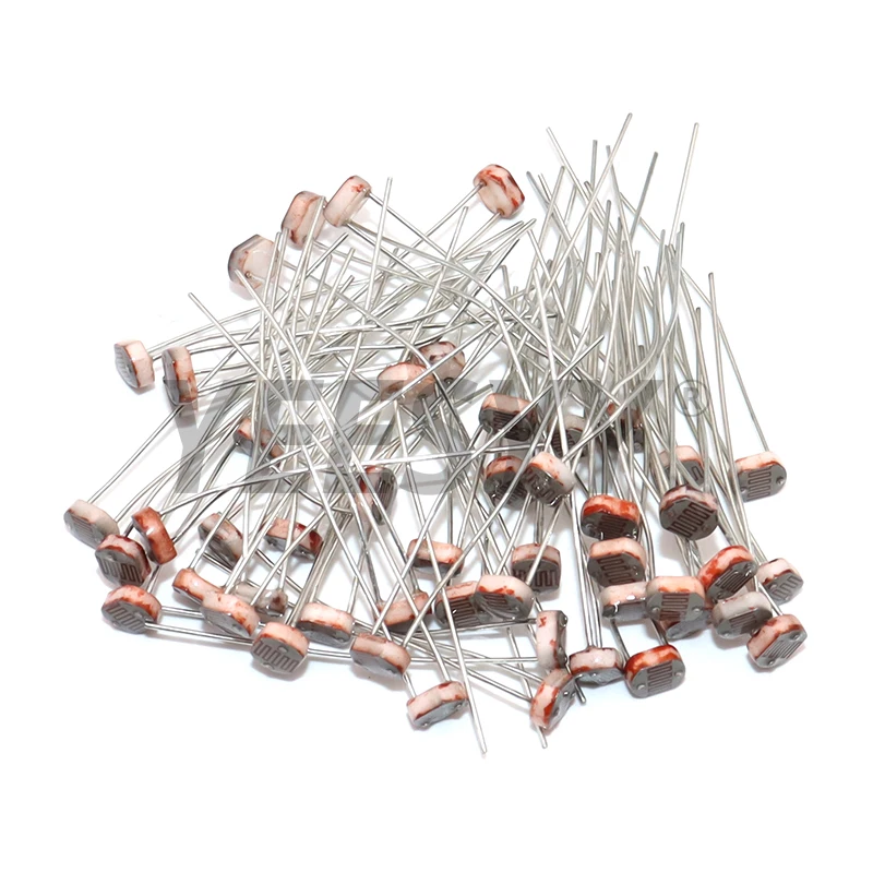 50 قطعة/الوحدة LDR صور ضوء المقاوم الحساسة الكهروضوئية Photoresistor 5528 GL5528 5537 5506 5516 5539 5549 لاردوينو