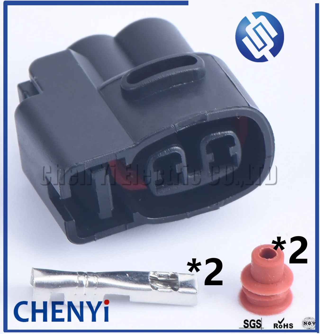 5 Sets 2 Pin/Way Ignition Coil Female Automotive Connector CVVT Fuel Injector Plug Wiring Harness Socket MG640605 90980-10609