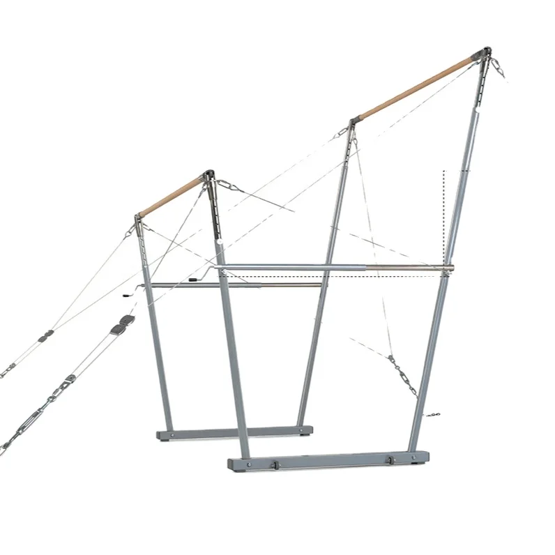 

Professional High-Low Steel Adjustable Gymnastic Uneven Bars Fitness Training and Competition Equipmentpromote sales
