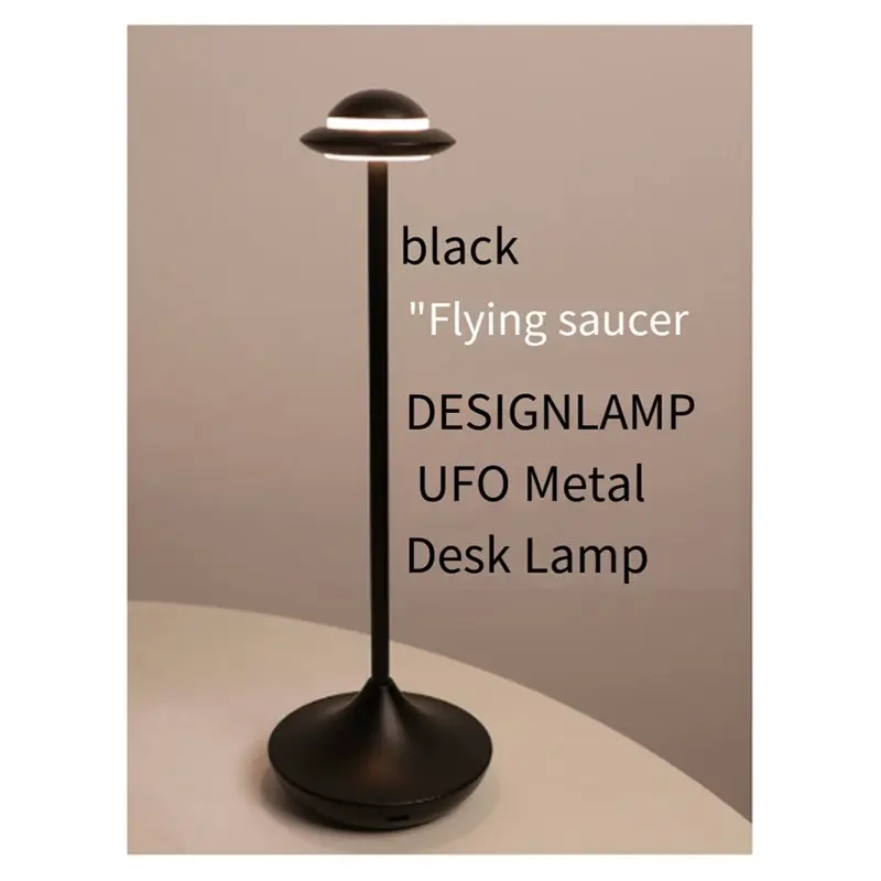 ABMI-Up مصباح طاولة لاسلكي قابل لإعادة الشحن يعمل بالبطارية ستبليس يعتم مصباح مكتبي LED محمول، #5