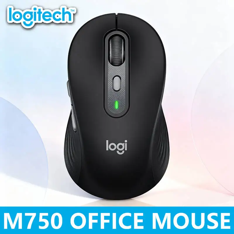 

Logitech M750/M650/M650L Mouse - Vertical Design, Silent Clicks, Plug-and-Play for Laptop/PC Users