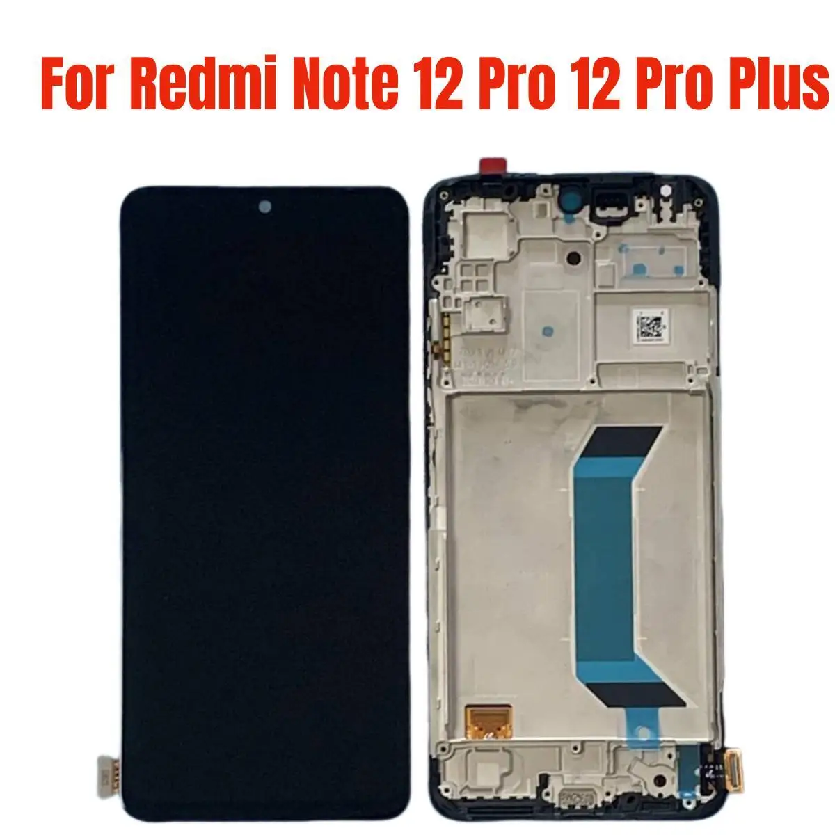 Amoled Original For Xiaomi Redmi Note 12 4G 5G LCD Display Screen Touch Panel Digitizer For Redmi Note 12 Pro 12 Pro Plus Frame