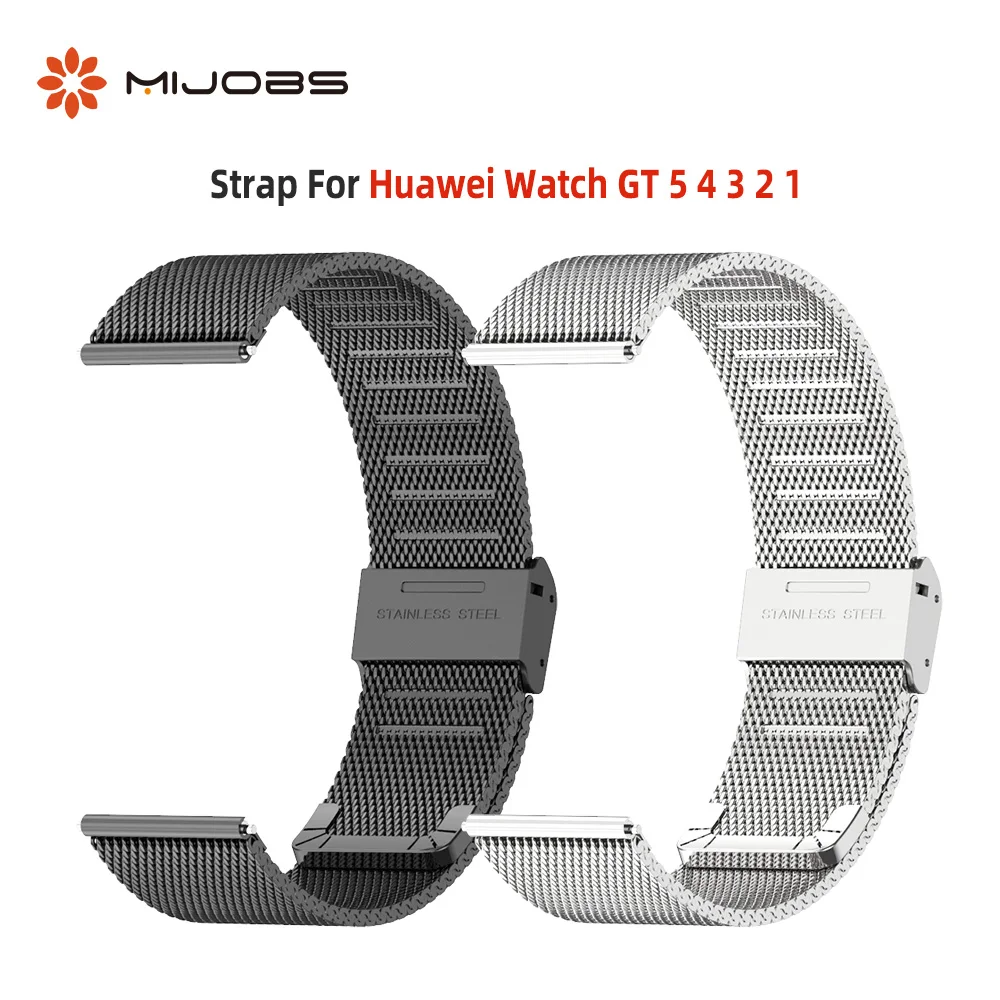 Metal Strap For Huawei Watch GT 5 4 3 2 1 Watchband For Huawei Watch GT 4 Smartwatch Stainless Steel Wristband for Huawei GT 3