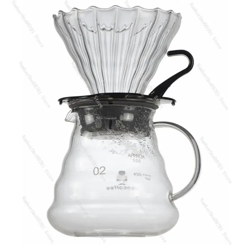 Hand-brewed CoffeePot Storage Set Hand-brewedCoffee Gift Box Chronograph Electronic Scale Stainless Steel Hand-brewed Pot