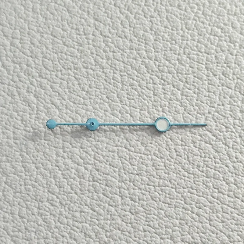 Manecillas de reloj adecuadas para NH 35 NH 36, segunda mano, luminosas, verdes, 13mm, accesorios para relojes, piezas de humidificación para relojes de pulsera