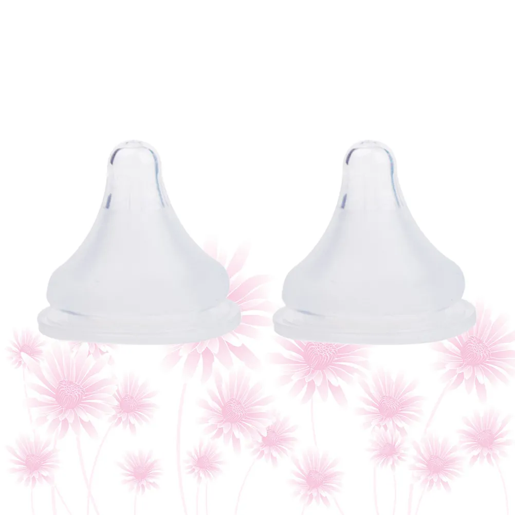 

2Pcs Wide Neck Silicone Pacifier for Teething Babies Soft Safe Bpa-Free Baby Soother Infant Sucking Tool Simulation Design