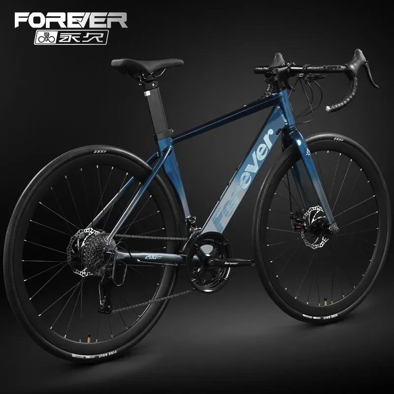 Permanent Road Bike Adult Men Women Variable Speed Ultra Light Aluminum Alloy Drop Bar Internal Cable Routing Bicycle
