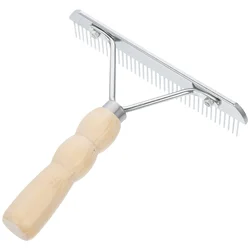 Peigne râteau à ongles cheval, brosse à cheveux pratique, brosse à cheveux pour animaux de compagnie, fournitures de toilettage, fournitures de livres