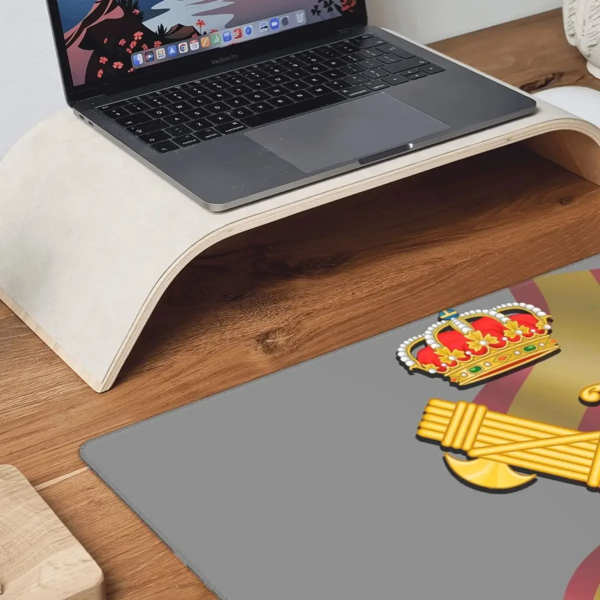 Spanish Guard Civil Spain Flag Large Mouse Pad ComputerKeyboard Mouse Mat Gaming PC LaptopDesk Mat Office Accessories Table Mats