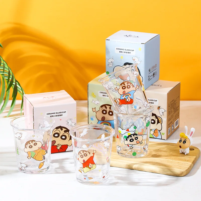 Crayon Shin-chan Minato Toothbrush Cup High Borosilicate Sponge Bath Toothbrush Cup Simple Toothbrush and Washbasin Cup