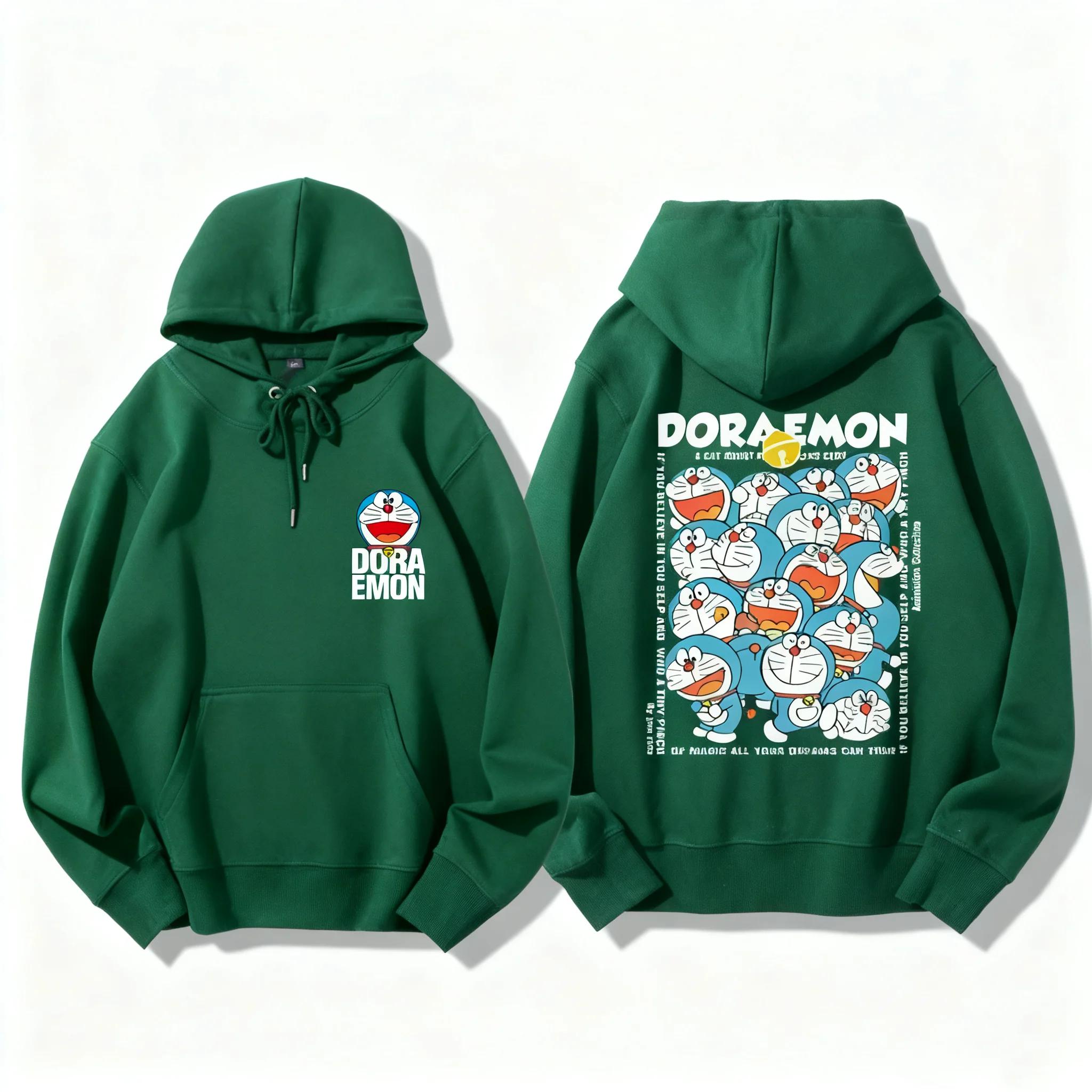 Sweat à capuche Doraemon de dessin animé, nouveau Style japonais, pur coton imprimé, sweat à capuche Cosplay pour hommes et femmes, manteau de sport à thème de Couple, 2026