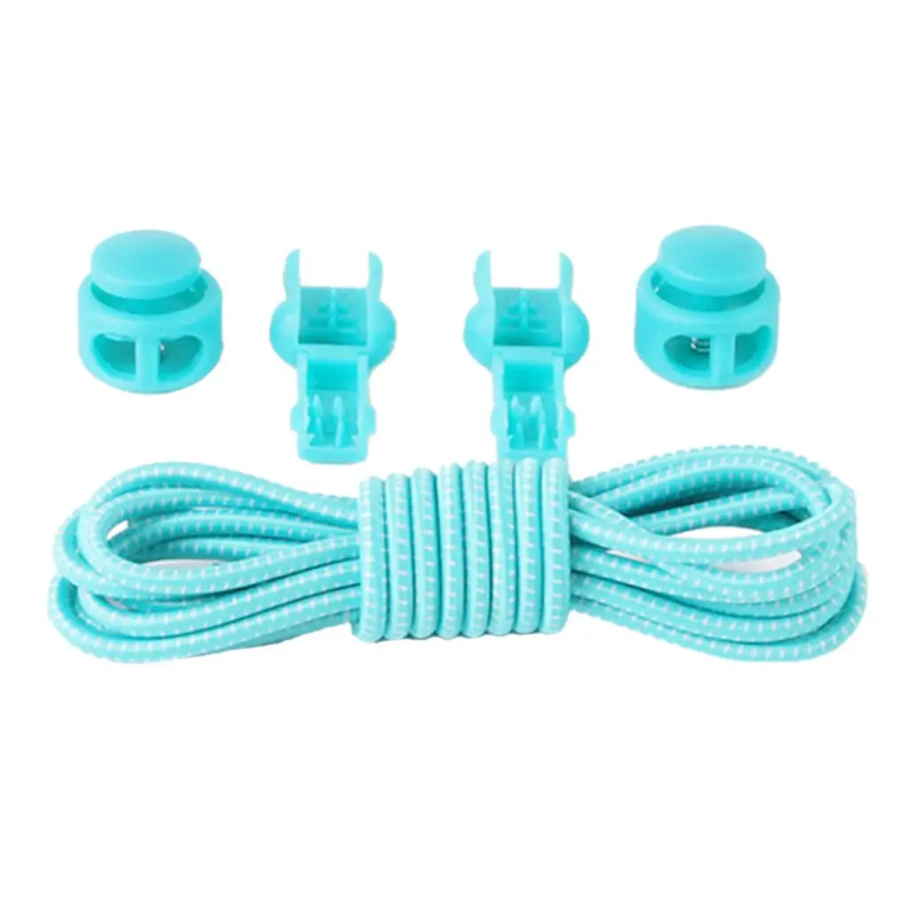 1 זוג אלסטי לא עניבות נעילה שרוכים נעלי ספורט נעלי ספורט מחליפי נעלי ספורט נעלי ספורט מחליקות לילדים