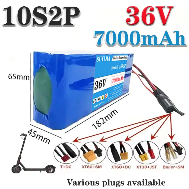18650 production 36V 7000mAh electric scooter battery Lithium electric scooter 500W electric scooter battery 36v 10s2p battery