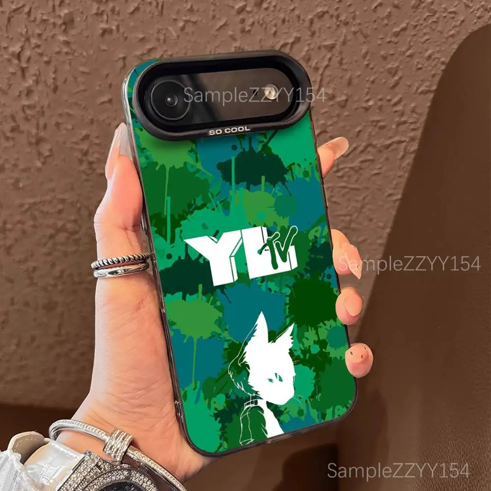 حافظة هاتف Yung Lixo الموازنة لهاتف iPhone 17,16,15,14,13,12,X,8,Pro,Max,Plus,E,SE4,Air,Mini Black IMD Matte