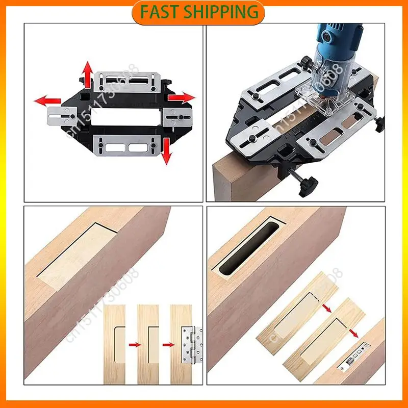 اشتري الآن باب المفصلي تهزهز النجارة ثقب فتاحة الباب الخشبي المفصلي ثقب دليل قفل الباب تهزهز لقفل الباب