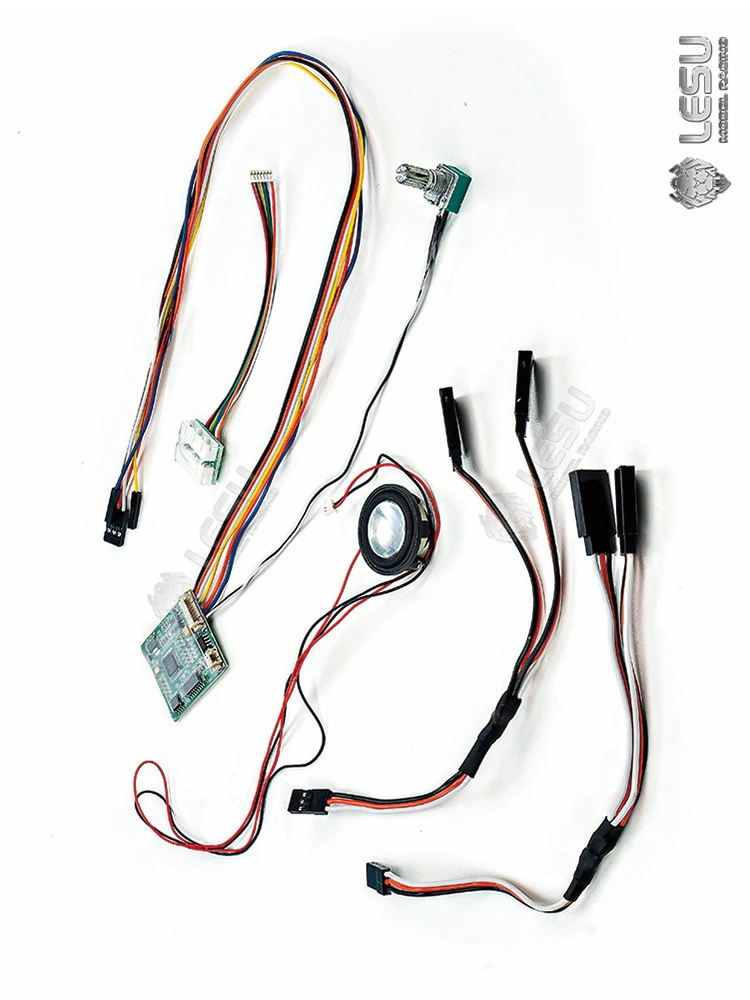 1/14 Modello di macchine edili per camion Kit audio ed elettronico EL-001 Illuminazione e suono LESU Parti di camion fai da te Modello Rc