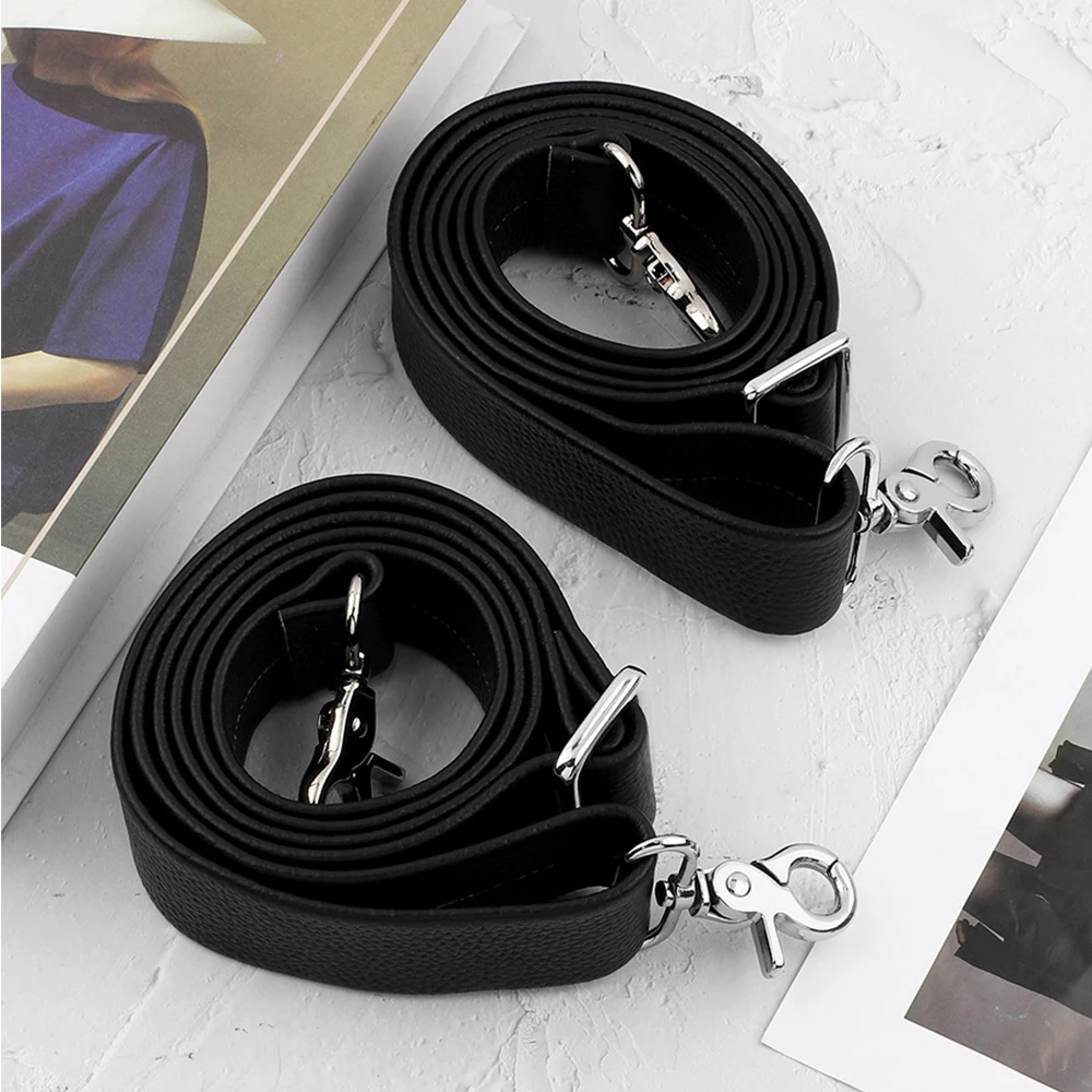 150cm Genuine Leather Shoulder Bag Strap Wide Handbag Belt Adjustable for Men Women Laptop Bags Replacement Handle Accessories