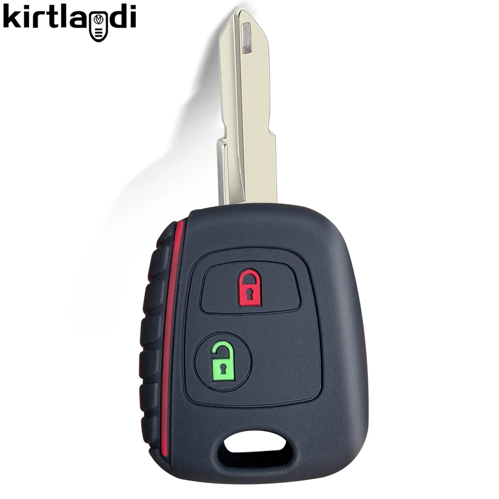 ل سيتروين C3 C2 C1 بيرلينجو كسارا بيكاسو لبيجو 207 206 107 307 406 سلسلة المفاتيح ل مفاتيح السيارة حافظة سيليكون مفتاح غطاء