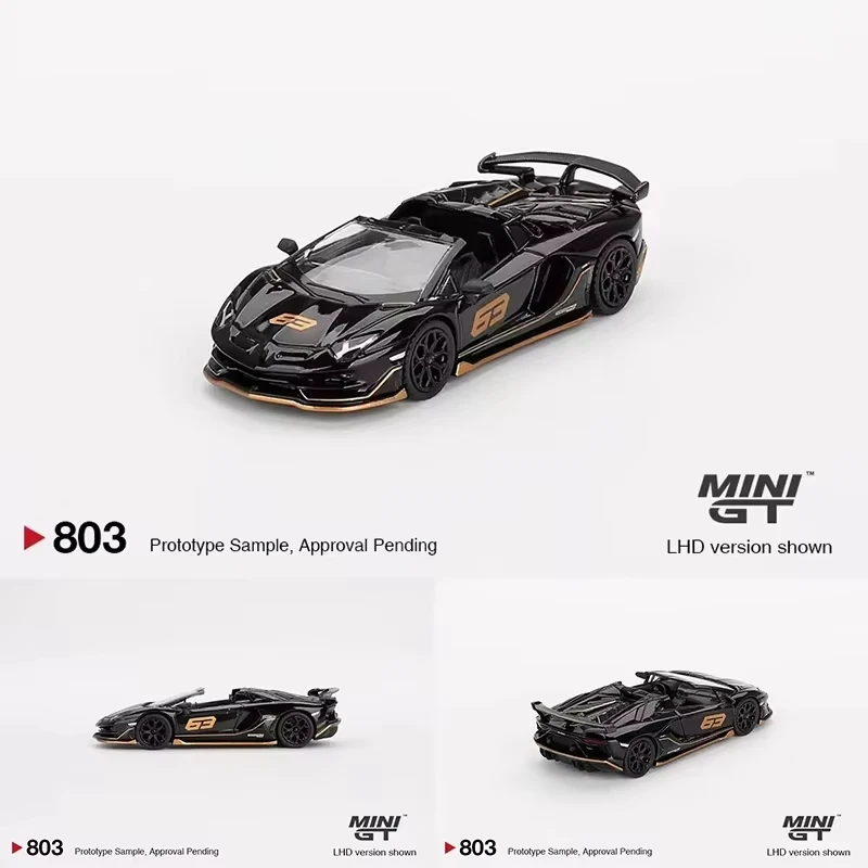 MINIGT 1:64 Porsche 911 GT3 ฿ GTR R34 Kenmeri KUMA KPGC110 Lamborghini Aventador รถ Diecast รุ่นของเล่น