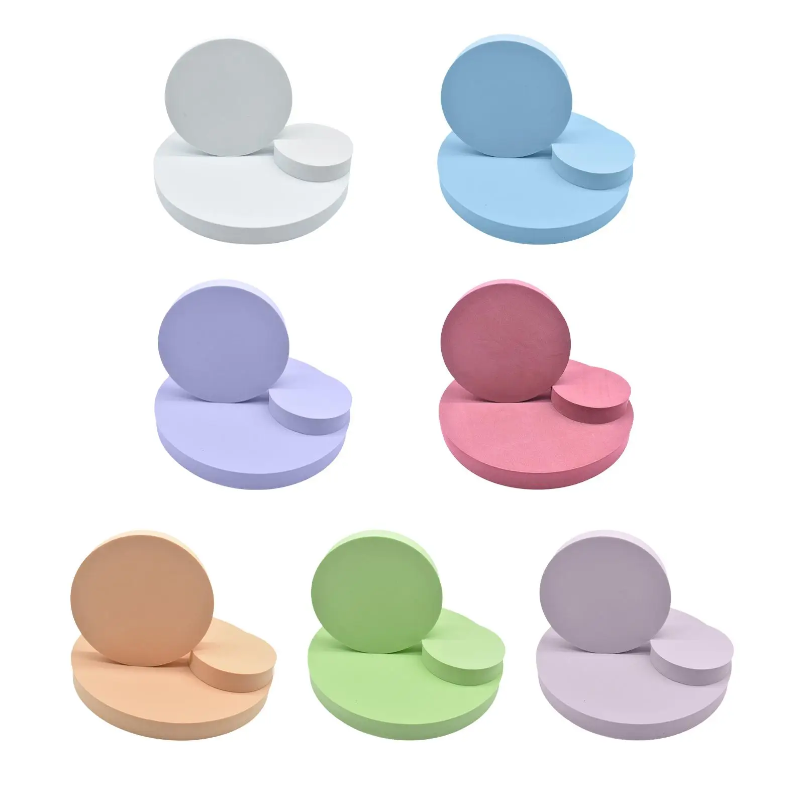 3x Product Photography Props Product Background Table Top Set Posing Ornaments for Goods Lipsticks Trinkets Cosmetics Perfume