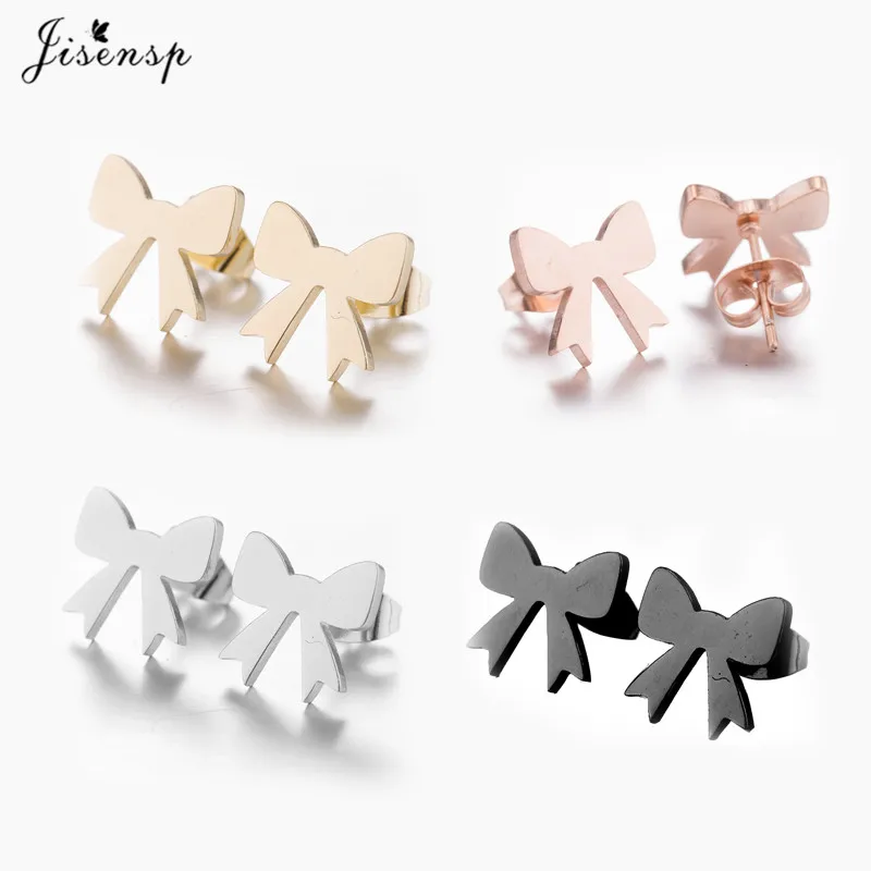 Fashion Stainless Steel Mini Stud Earrings for Women Girls Punk Ballet  Rocket Lightning Earings Daily Jewelry Korean Party Gift