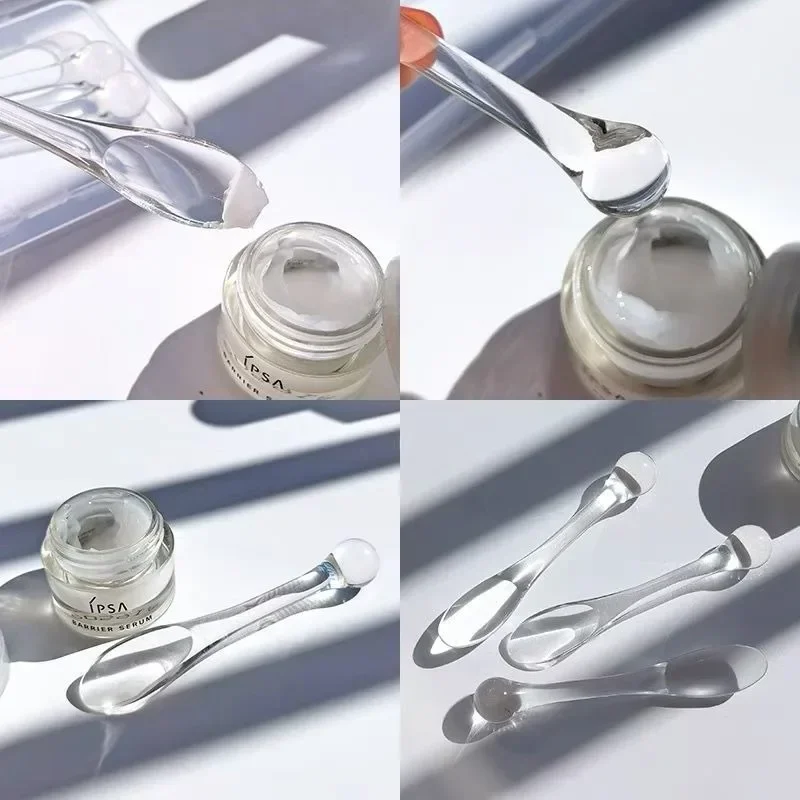 Cuchara de crema Diy, bola para ojos, palo de masaje, máscara de crema para ojos multifuncional, subpaquete, aplicador facial de cuchara pequeña, 3 uds.