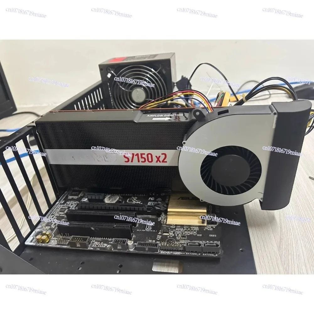 MI25 MI50 MI60 MI100 MI210 S7150 X2 Graphics Card Active Cooling Fan Modification