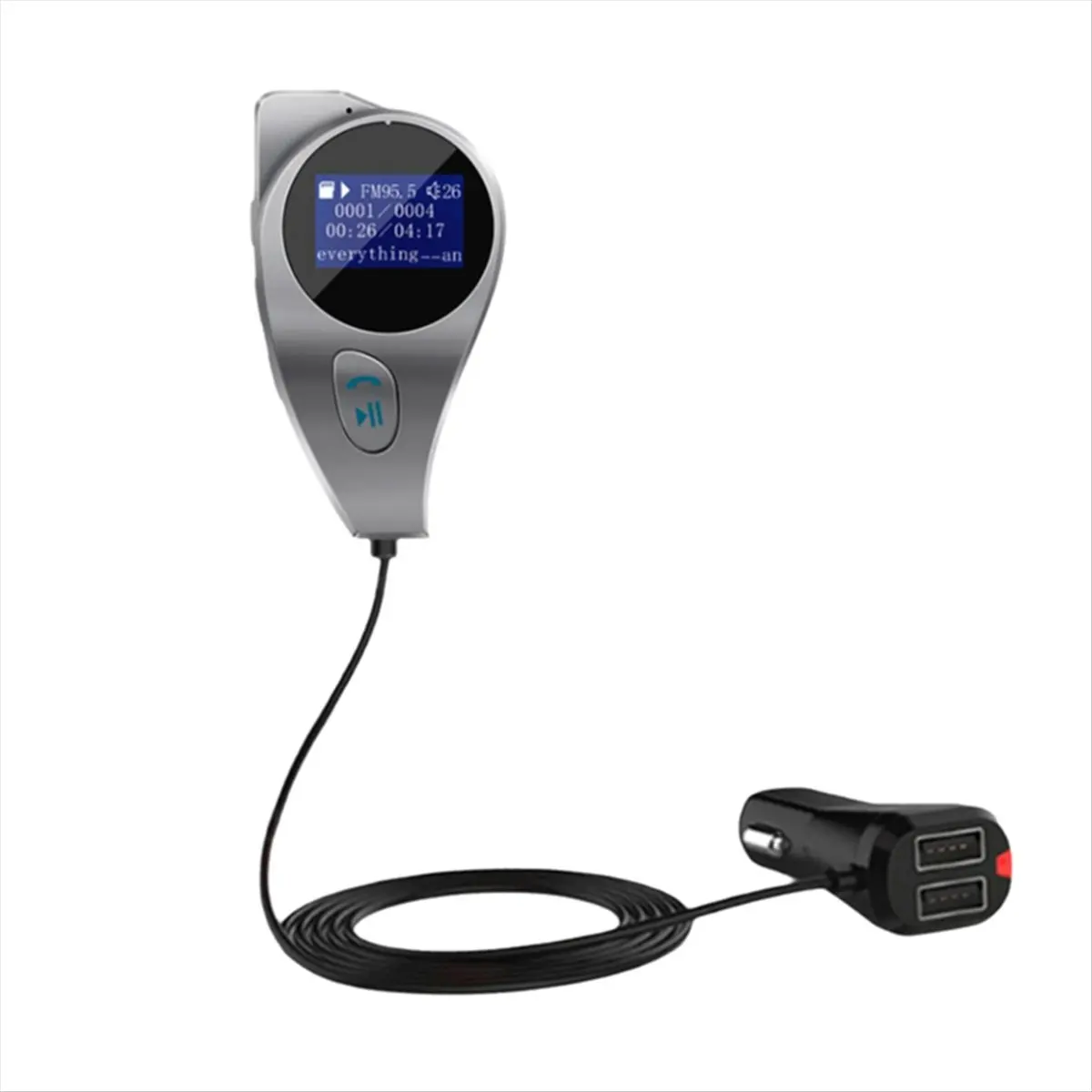 SPECIAL OFFER Bluetooth 5.0 Car FM Transmitter AUX Audio Receiver MP3 Player Dual USB Charger TF Card U Disk Music Handsfree Kit