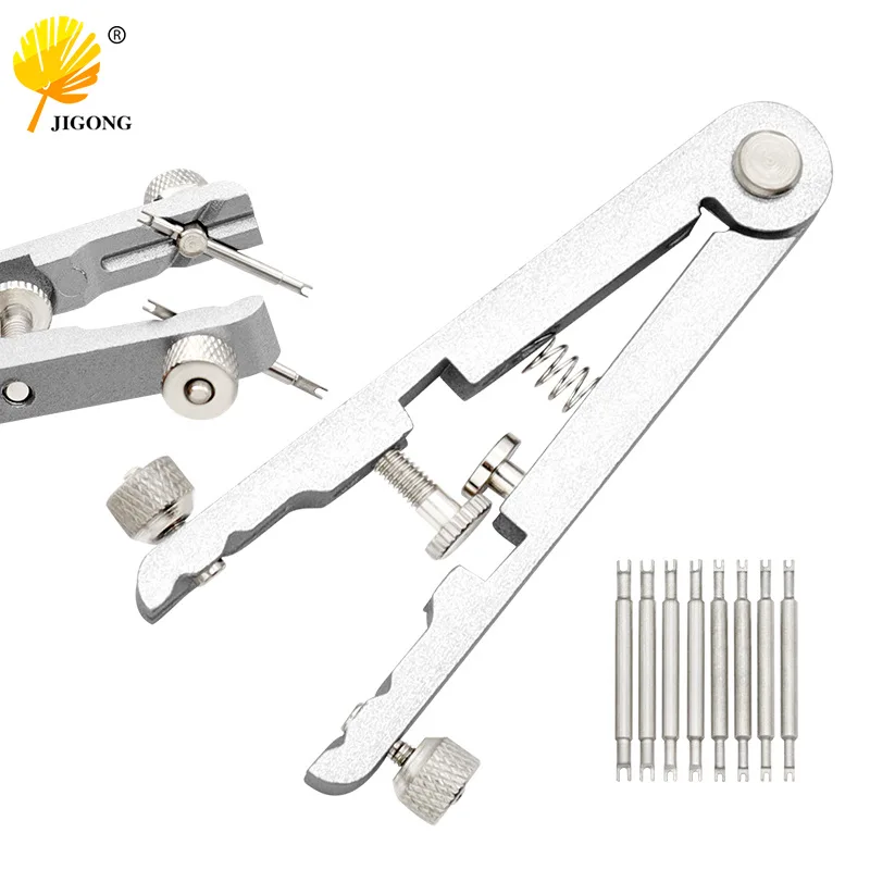 ear pliers remove the metal strap, rotating screws can adjust the opening size, watch ear type steel strap disassembly tool