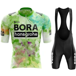 Men's Cycling Set Man Clothing UCI BORA Professional Shirt Jersey Road Bike Uniform Mountain Outfit Bib Pants Mtb Shorts Costume