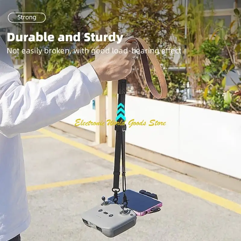 A3PD調整済みリモートコントローラーストラップネックストラップダブルフック​​ベルト固定クリップ3フライトドローン