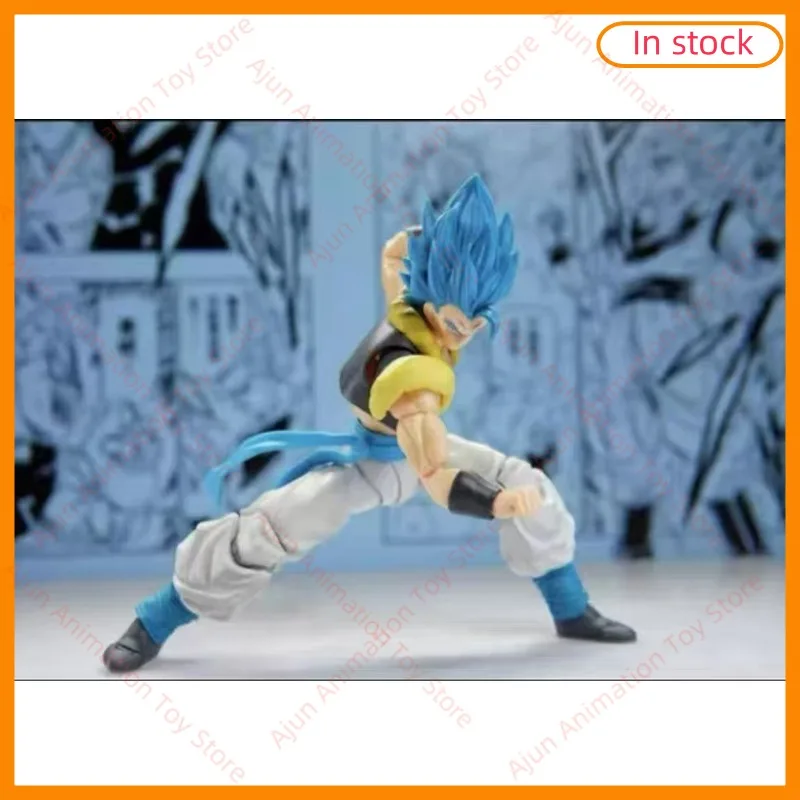 In Stock, Shipped Within 72 Hours Hm Gogeta Blue Hair Red Hair Black Hair Head Sculpture Face Shape Toys Gift Collection