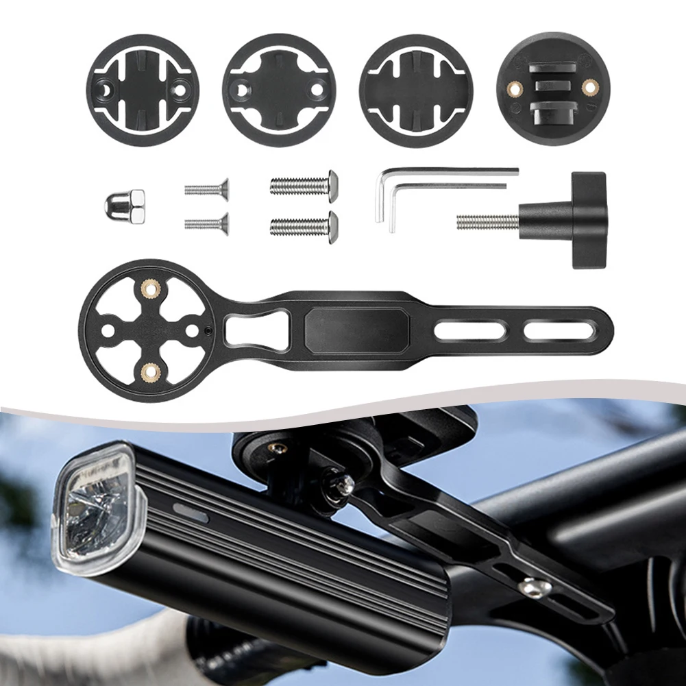 New Bike Computer Bracket Bicycle Extension Mount Speedometer Support Cycling Flashlight For Go Pro Mount Extension Mount Holder