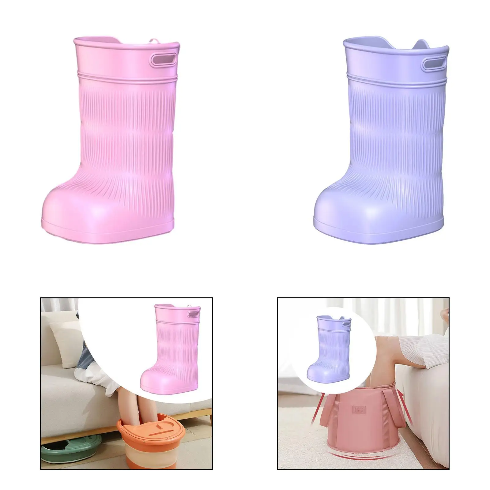 

Foot Bath Basin,Foot Soak Tub Footbath Bucket,Foot SPA,for Relaxation,Portable,Pedicure Foot Bucket for Soaking Feet for Home