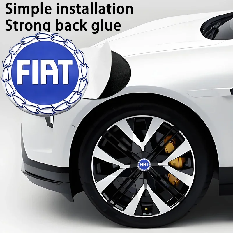 4PCS/lot 56mm Car Wheel Center Hub Caps Car Goods For Fiat Punto Abarth 500 Stilo Ducato Palio Bravo Doblo Accessories